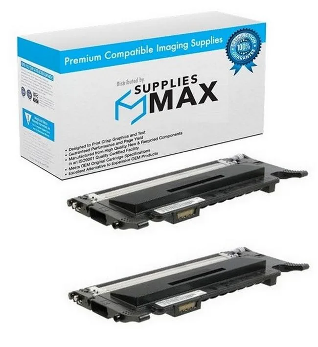 SuppliesMax SuppliesMax 2BK1235 Black Toner Cartridge 2 Pack 1500 Pages — product photo
