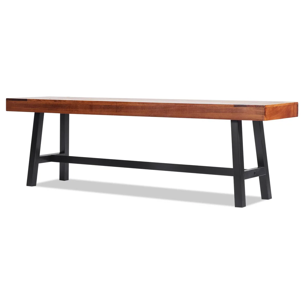 VEVOR VEVOR Outdoor Bench 63 in 500 lbs Wood Metal Legs — product photo