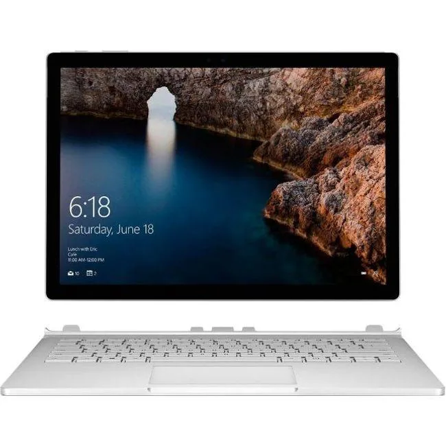 Microsoft Microsoft Surface Book 1 13.5" Intel Core i7-6600U 2.6GHz 256GB 8GB Silver — product photo