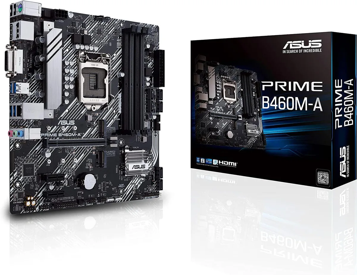 ASUS ASUS PRIME B460M-A Micro ATX Intel Motherboard LGA 1200 128GB DDR4 — product photo