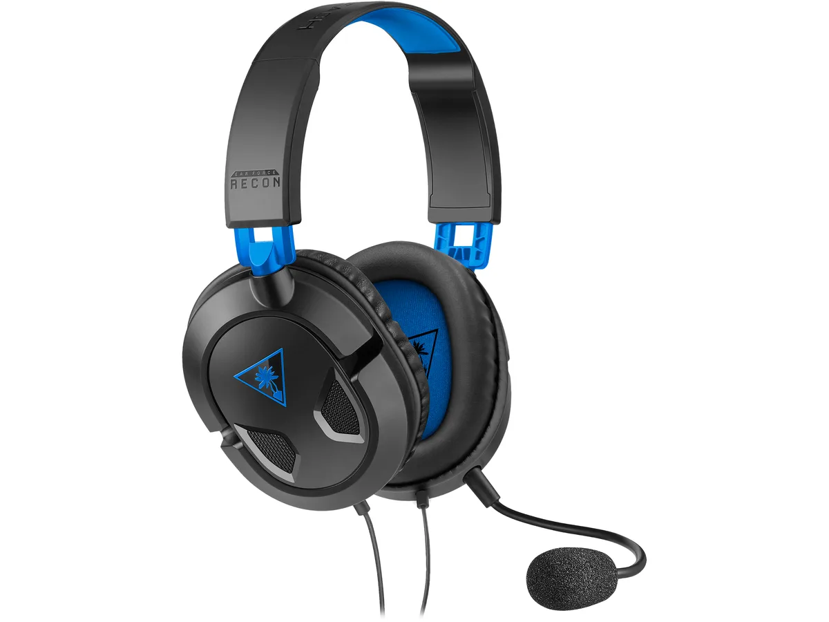 Turtle Beach/Voyetra Turtle Beach Recon 50P TBS-3303-01 40mm headset Black/Blue PS5 accessory — product photo
