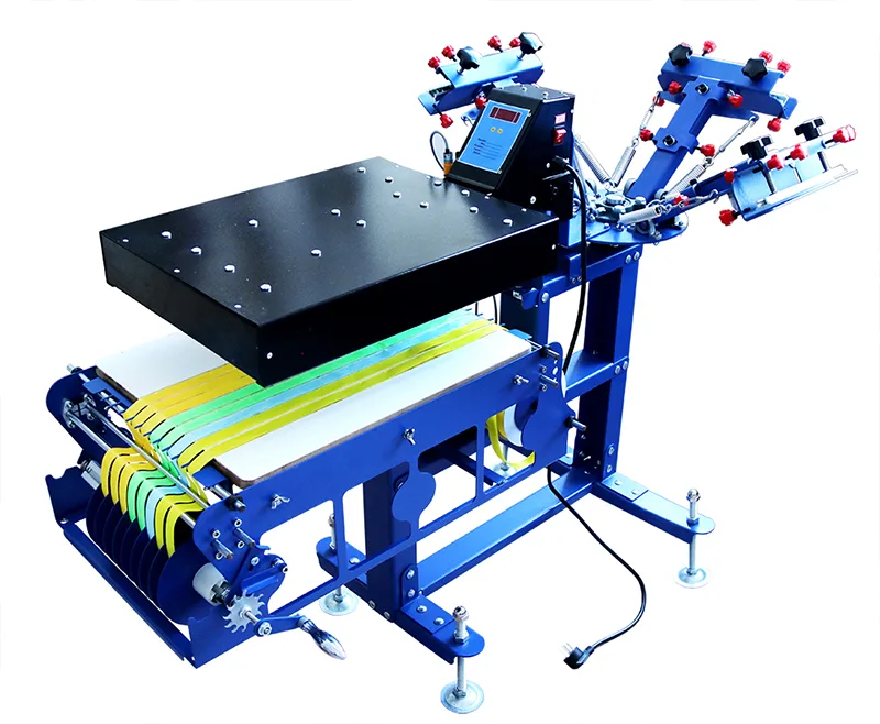 Intsupermai Intsupermai 3 Color 1 Station Silk Screen Printing Press with Flash Dryer — product photo