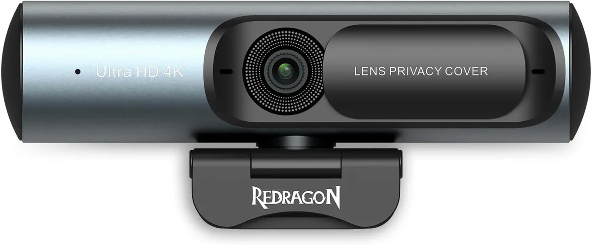 Redragon Redragon GW911 4K Webcam Dual Noise-Cancelling Mic PDAF Auto Focus — product photo