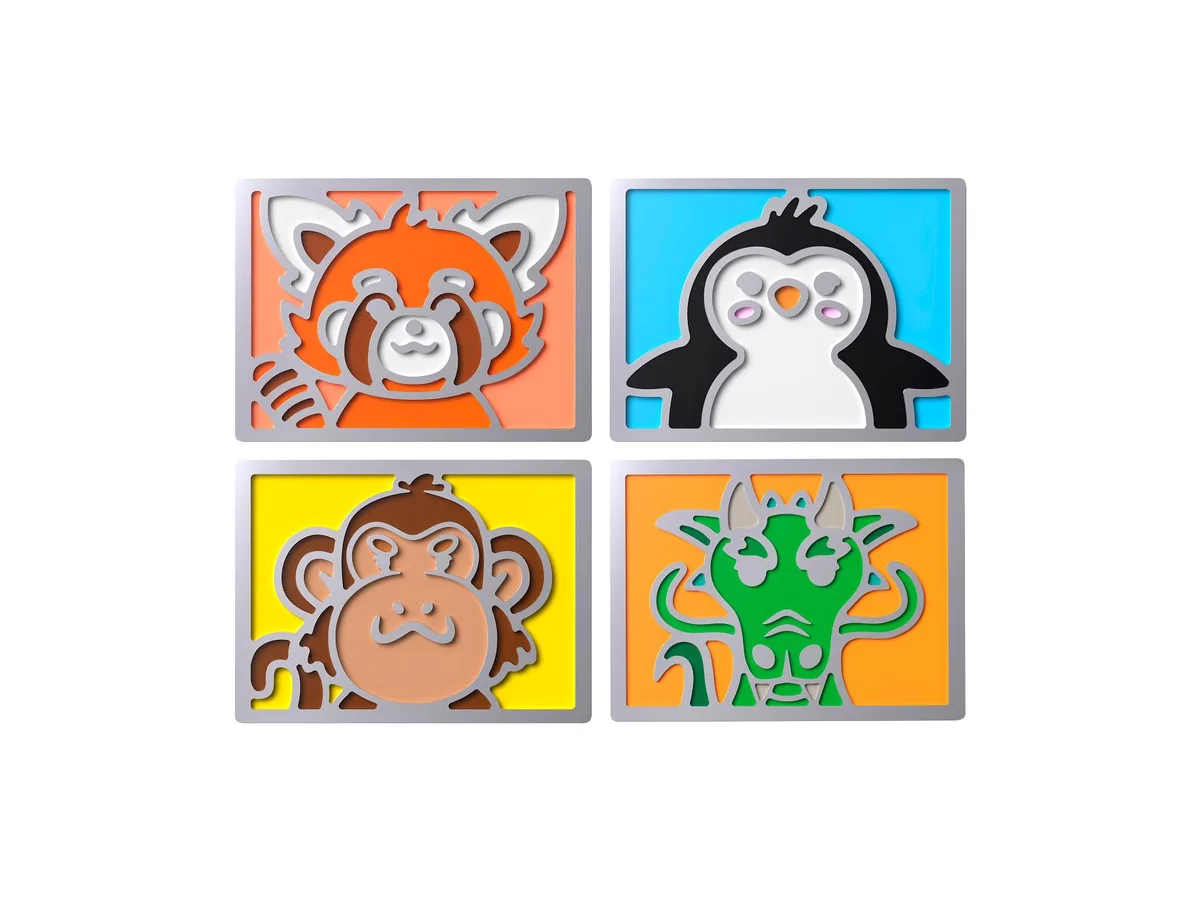 HP HP HyperX Badge Pack 85U21AA Cute Magnetic Badges — product photo