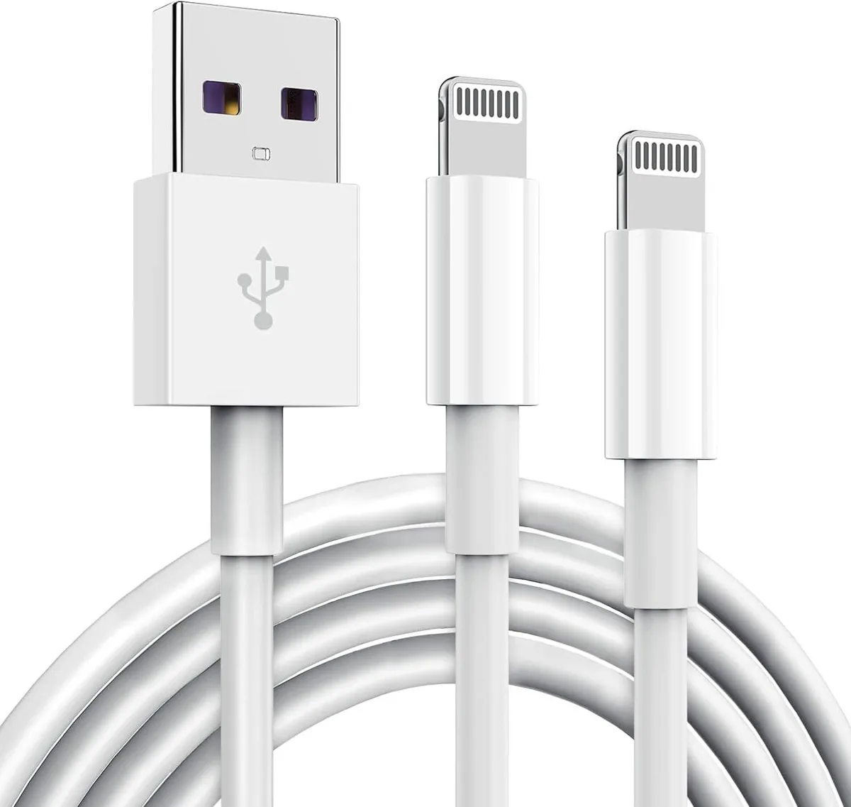 MCHOSE MCHOSE 2 Pack Lightning Cable 6 ft 2.4A MFi Certified — product photo