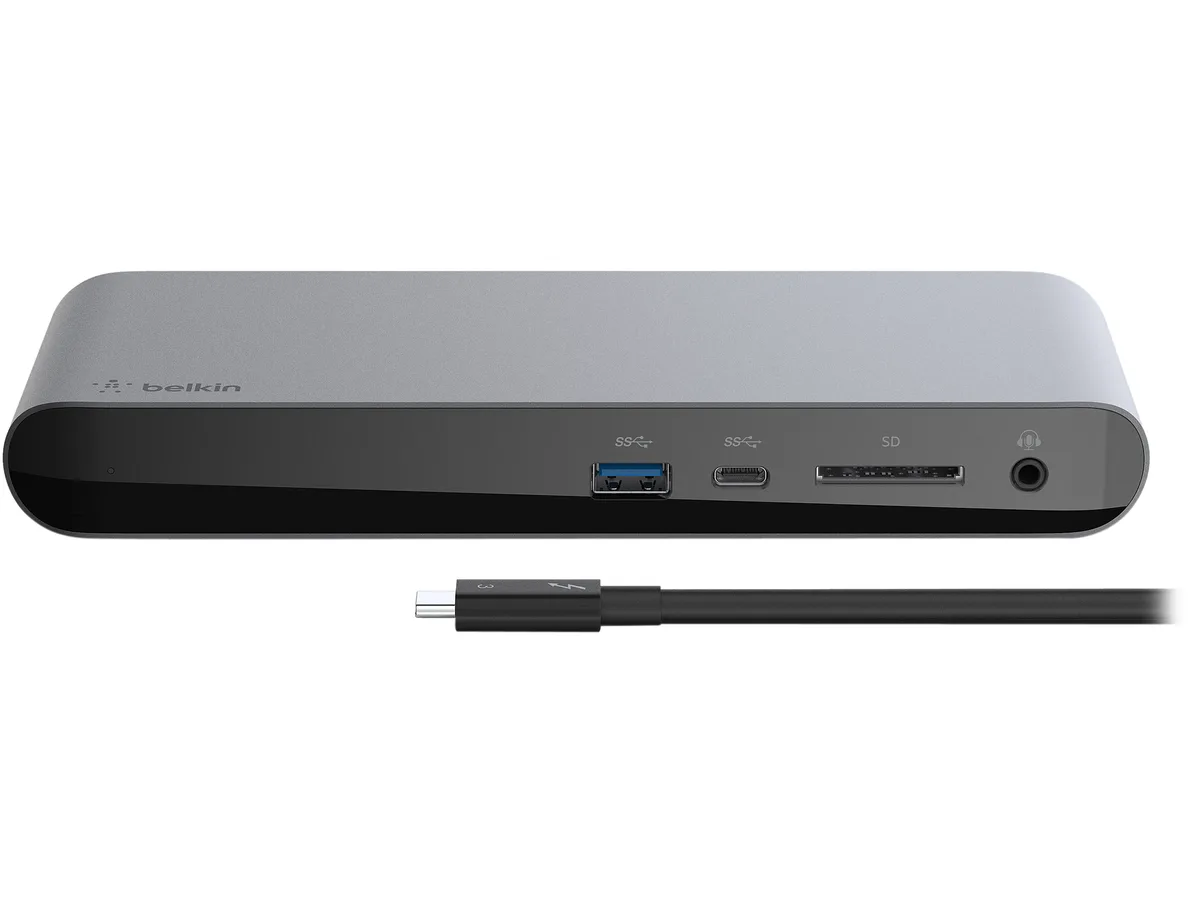 Belkin Belkin F4U097tt Thunderbolt 3 Dock Pro Dual 4K 40Gbps 85W PD — product photo