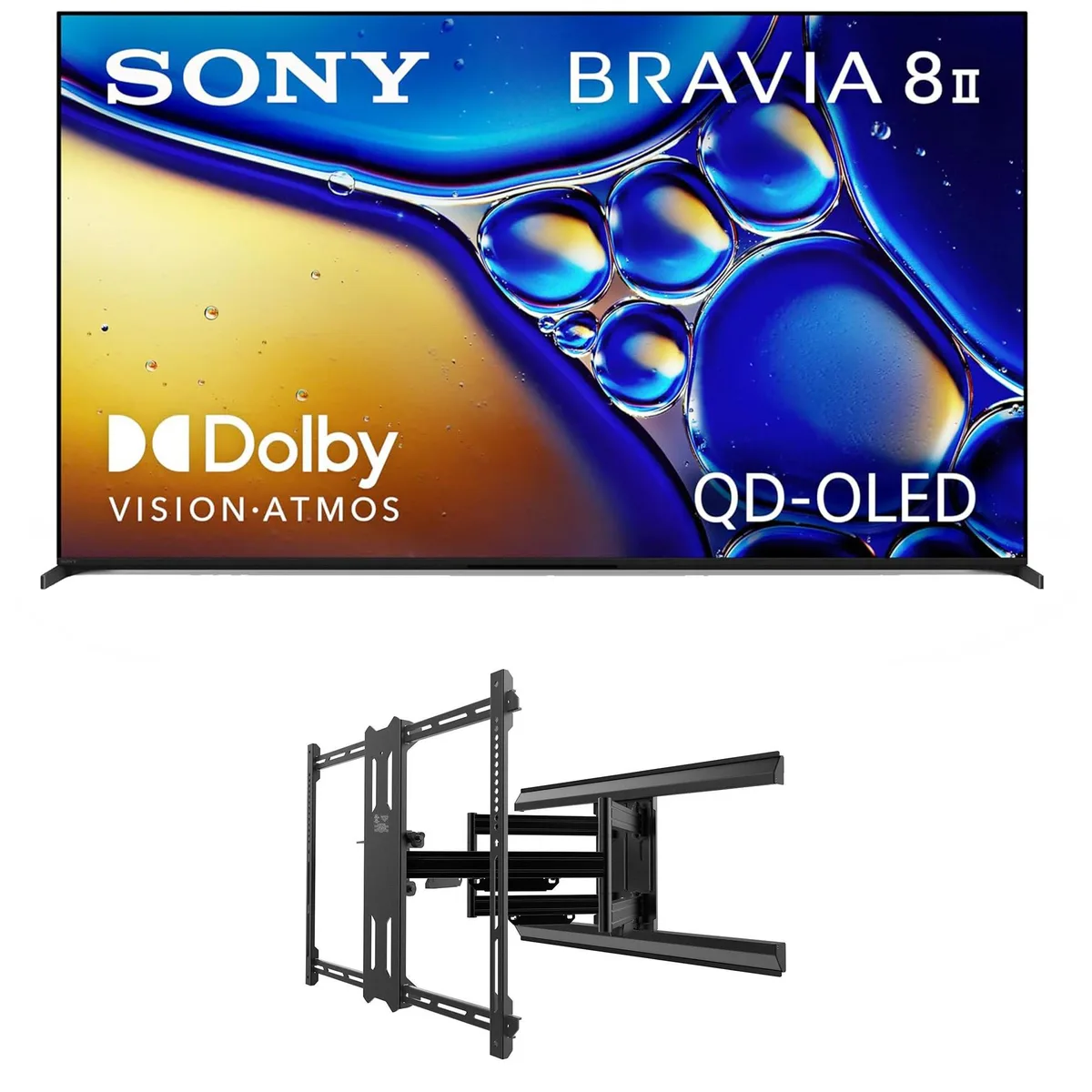 Sony Sony K65XR80M2 65" QD-OLED 4K 120Hz Google TV with Kanto PMX700 Mount — product photo