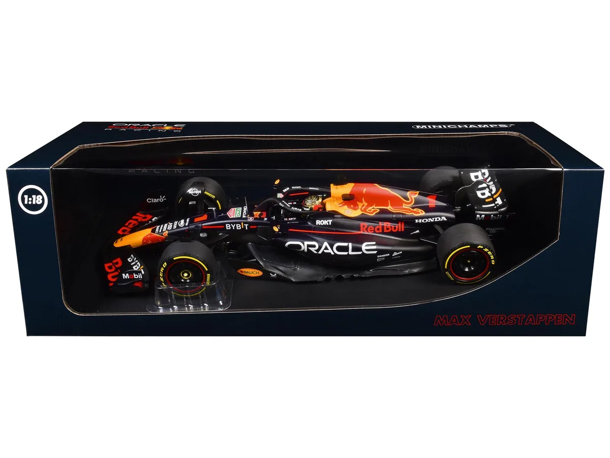 Minichamps Minichamps Red Bull Racing RB19 #1 Oracle Winner Abu Dhabi GP 2023 1/18 Diecast Limited Edition 204 Pieces — product photo