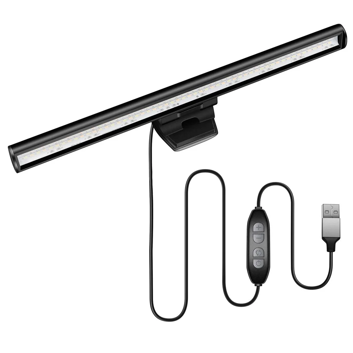 Asymmetrical painted LED light bar 26.0 in long 2.0 in wide 2.0 in deep 80 grams USB powered
