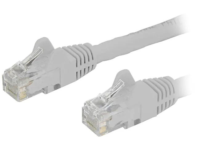 STARTECH STARTECH N6PATCH9WH Cat6 network ethernet cable 9 ft white snagless RJ45 — product photo