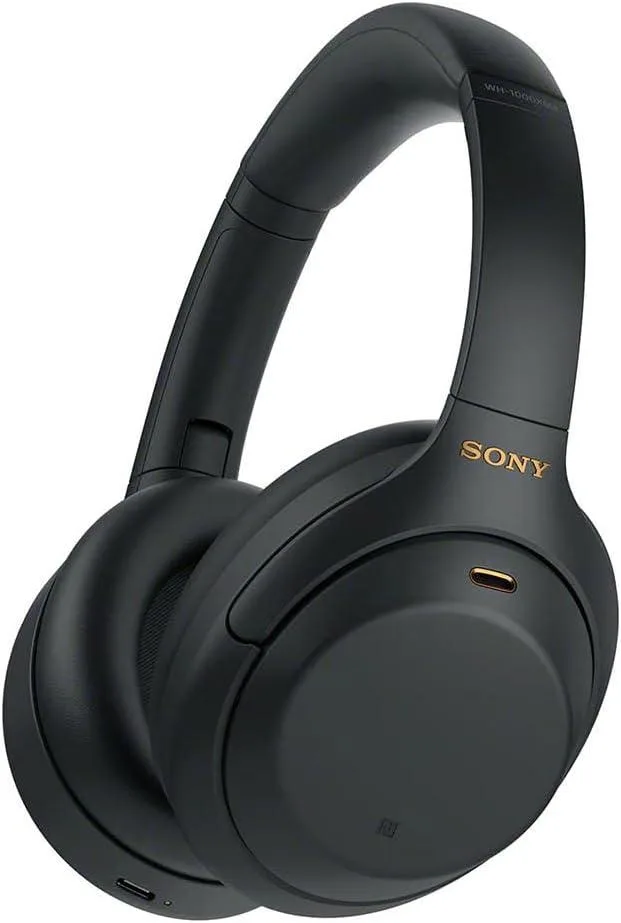 Sony Sony WH-1000XM4 Wireless Noise-Cancelling Over-Ear Headphones Black — product photo