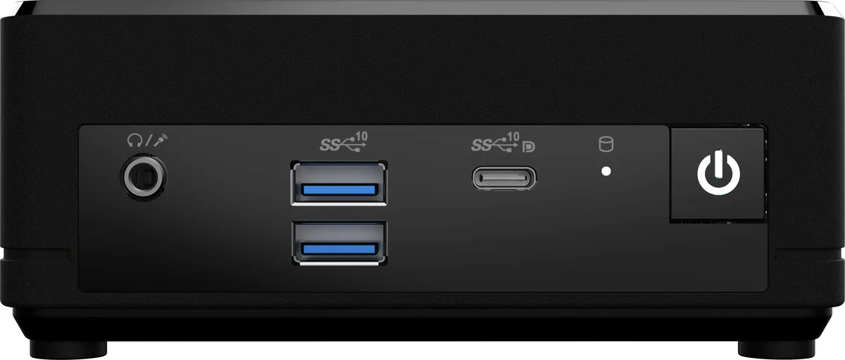 MSI MSI Cubi N ADL-020BUS barebone mini PC, Celeron N100, no RAM, no storage — product photo