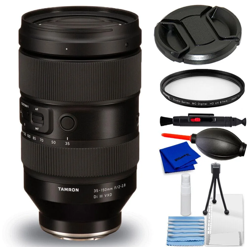 Tamron Tamron 35-150mm f/2-2.8 Di III VXD Lens (Nikon Z) 7PC Accessory Bundle camera lens — product photo
