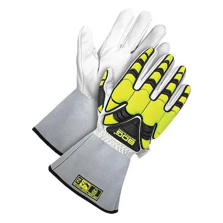 BDG BDG 20-9-1885-L Goatskin Cut Resistant 5" Gauntlet with Backhand Protection personal protective equipment — product photo