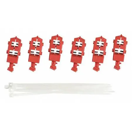 Brady Brady 148693 Circuit Breaker Lockout Rail, Standard Nylon — product photo