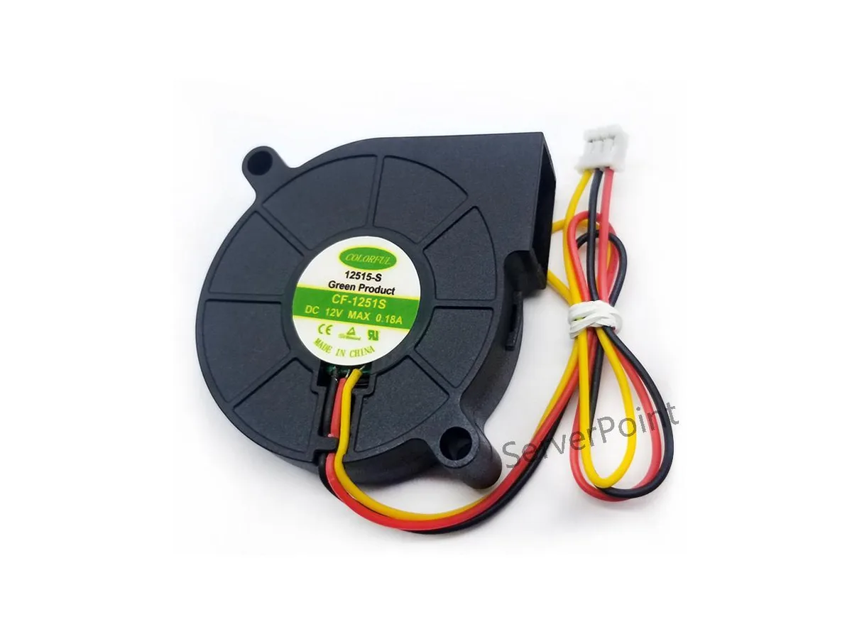 Fans Fans CF-1251S 5015 50mm 12V .18A blower case fan — product photo