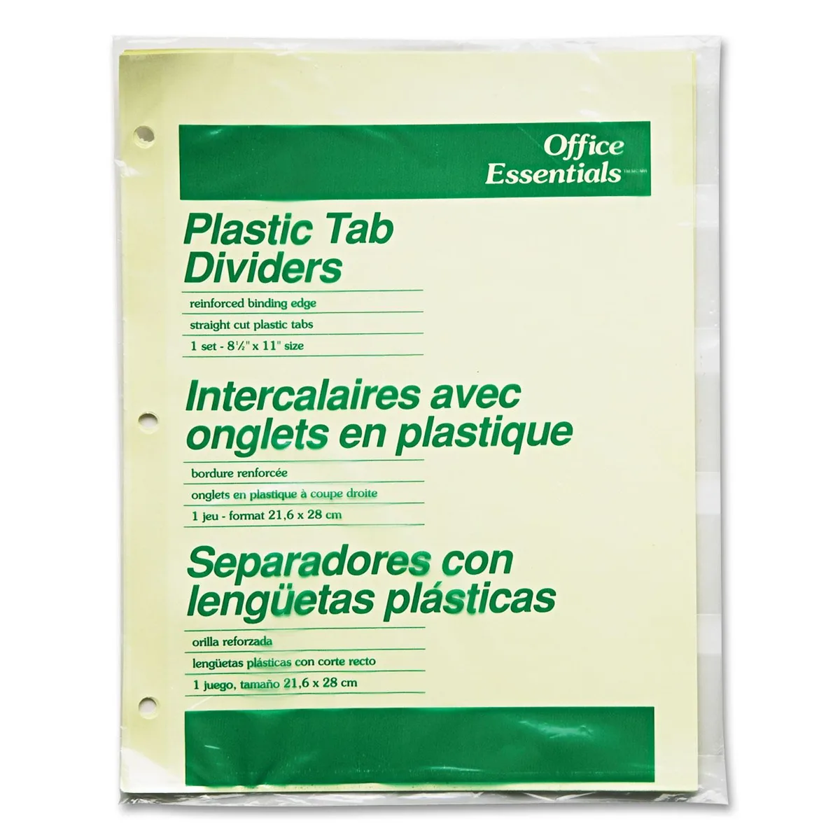Avery Avery 11466 5-Tab Card Filing Dividers 11 x 8.5 — product photo
