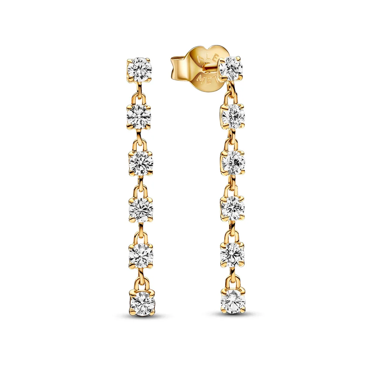 PANDORA PANDORA Sparkling Stones Drop Earrings 14k Gold-Plated — product photo