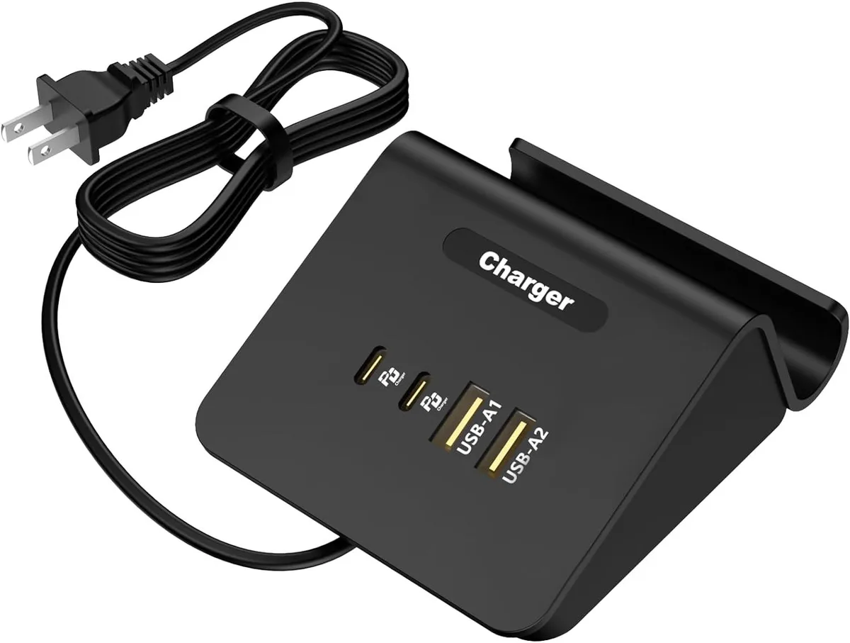 KINGARD KINGARD 45W 4-in-1 USB-C Charging Station with Phone Stand — product photo