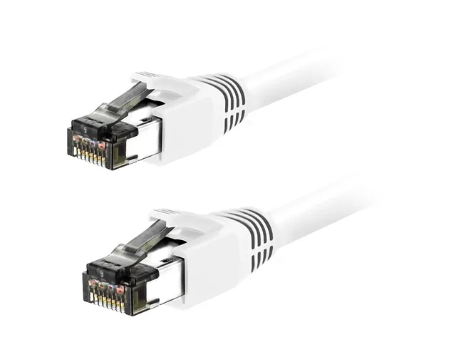 Nippon Labs Nippon Labs 60CAT8-2-24WT Cat8 network ethernet cable 2 ft white 24 AWG 2000 MHz 40Gbps — product photo