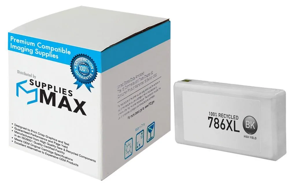 SuppliesMax SuppliesMax T786XL120 Black High Yield Inkjet Cartridge 2600 Pages — product photo