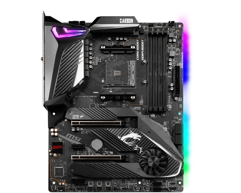 MSI MSI MPG X570 GAMING PRO CARBON WIFI AMD motherboard — product photo