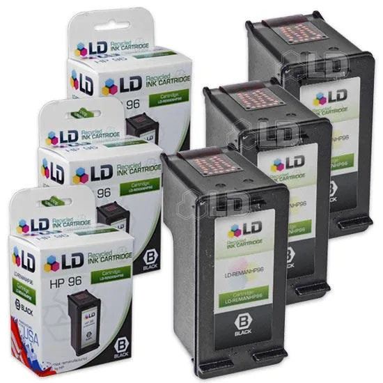 LD Products LD Products HP 96 High-Yield Black Ink Cartridge 3 Pack — product photo