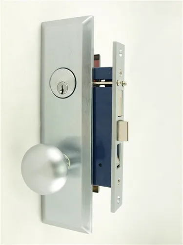 MAXTECH MAXTECH LKMT1033B-26DL Satin Chrome 26D Left Hand Mortise Entry Door Lock — product photo
