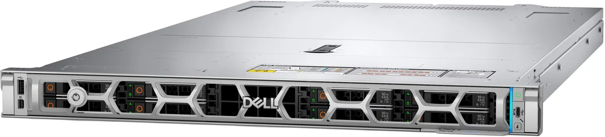 DELL DELL PowerEdge R6725 1U rack server AMD EPYC 9005 DDR5 24 slots 3TB max — product photo