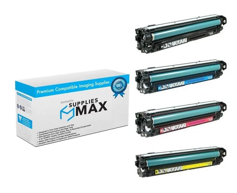 SuppliesMax SuppliesMax CNMCRG-122-COMBO toner cartridge combo pack BK/C/M/Y — product photo