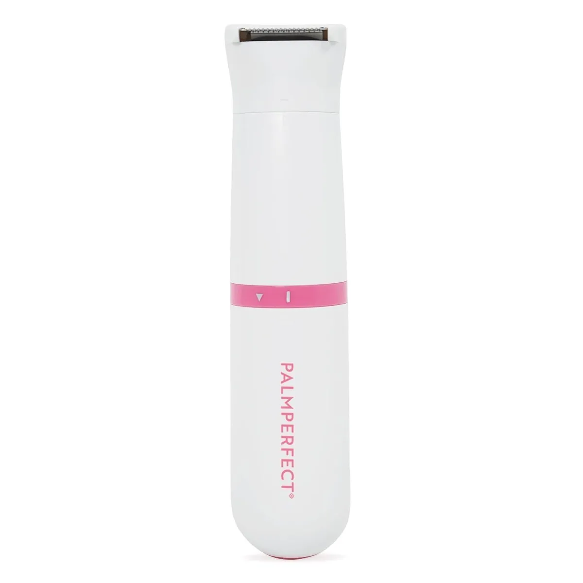 Pink cordless bikini trimmer with detachable foil head