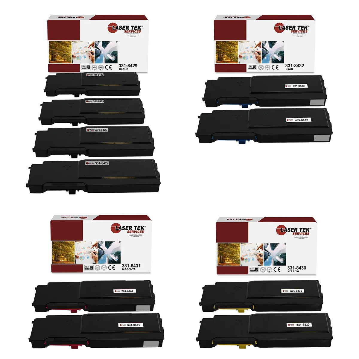 Laser Tek Services Laser Tek Services C3760 Compatible Toner Cartridge 10PK — product photo