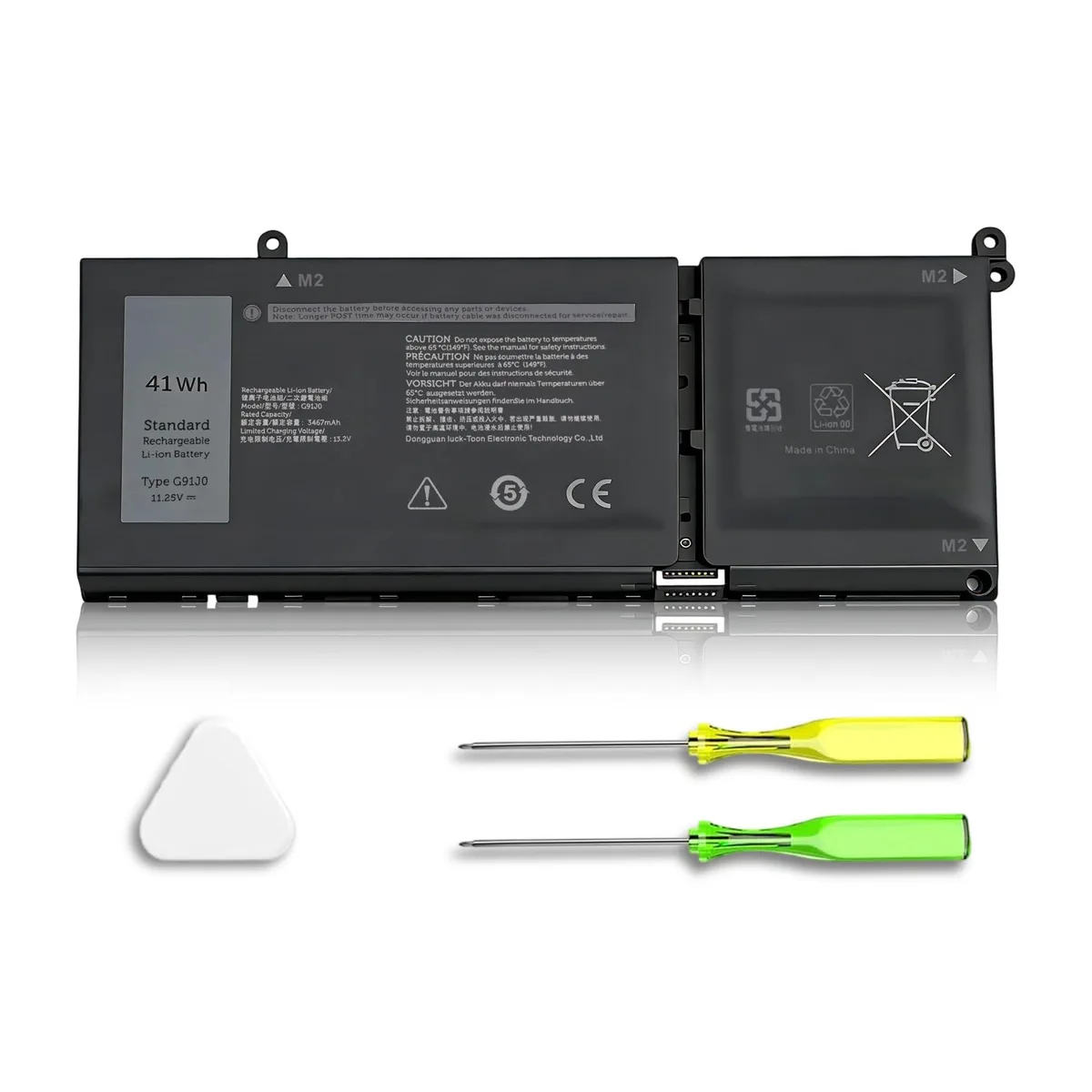  DELL G91J0 41Wh 11.25V Li-ion Laptop Battery — product photo