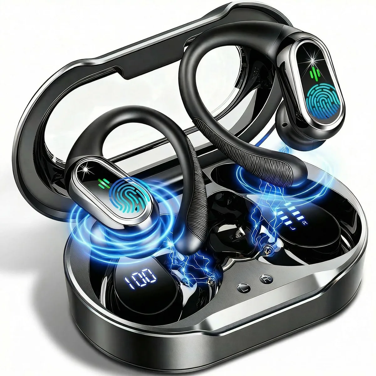 No Sew No Sew Q76 Bluetooth 5.4 Over-Ear Headphones Black 14.2mm 32ohm 15h 81g IP7 — product photo