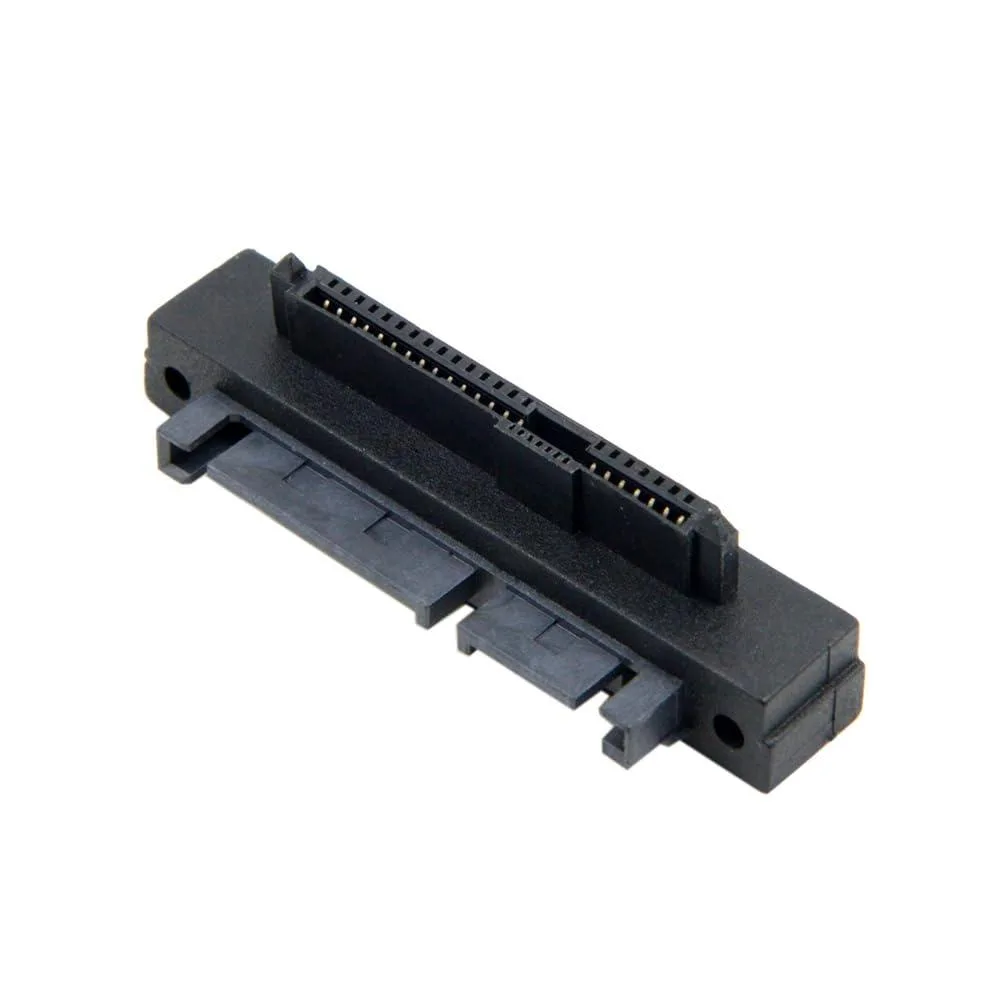 LORDWORLD LORDWORLD Right Angled SFF-8482 90 Degree SAS 22 Pin to 7 Pin + 15 Pin SATA Adapter — product photo