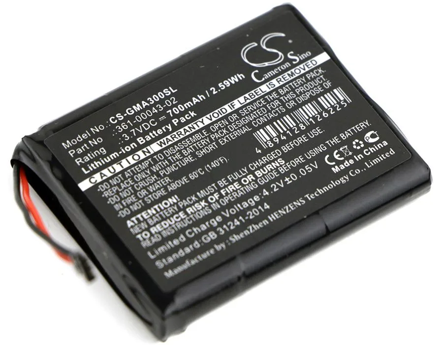 Cameron &amp; Co Cameron &amp; Co DS-CS-GMA300SL GPS Accessory 700mAh 3.7V — product photo
