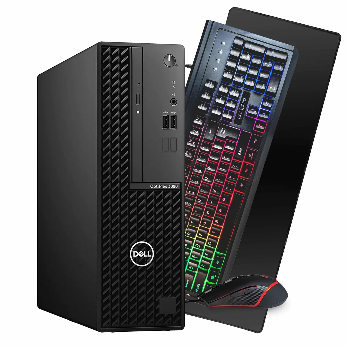 DELL DELL OptiPlex 3090 Desktop PC Core i7-10700 16GB DDR3 500GB SSD 500GB HDD Windows 11 Pro GeForce 1030 — product photo