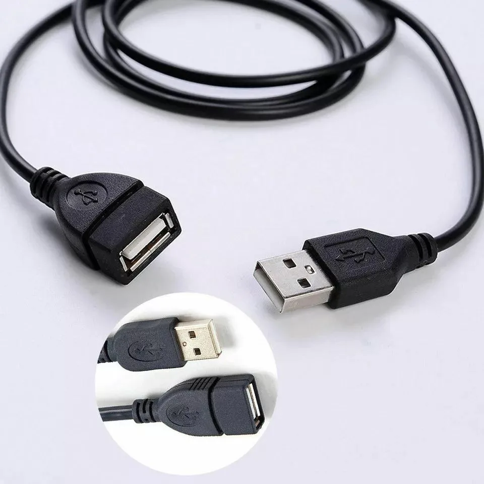 NShi NShi USB 2.0 A Male to A Female Extension Cable 6FT Black — product photo
