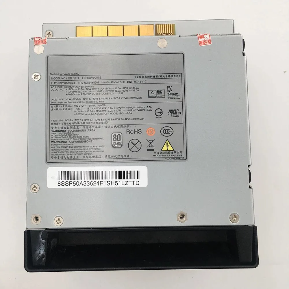 KHACHIMO KHACHIMO FSP850-0AWSE 850W Workstation Power Supply 54Y8907 — product photo