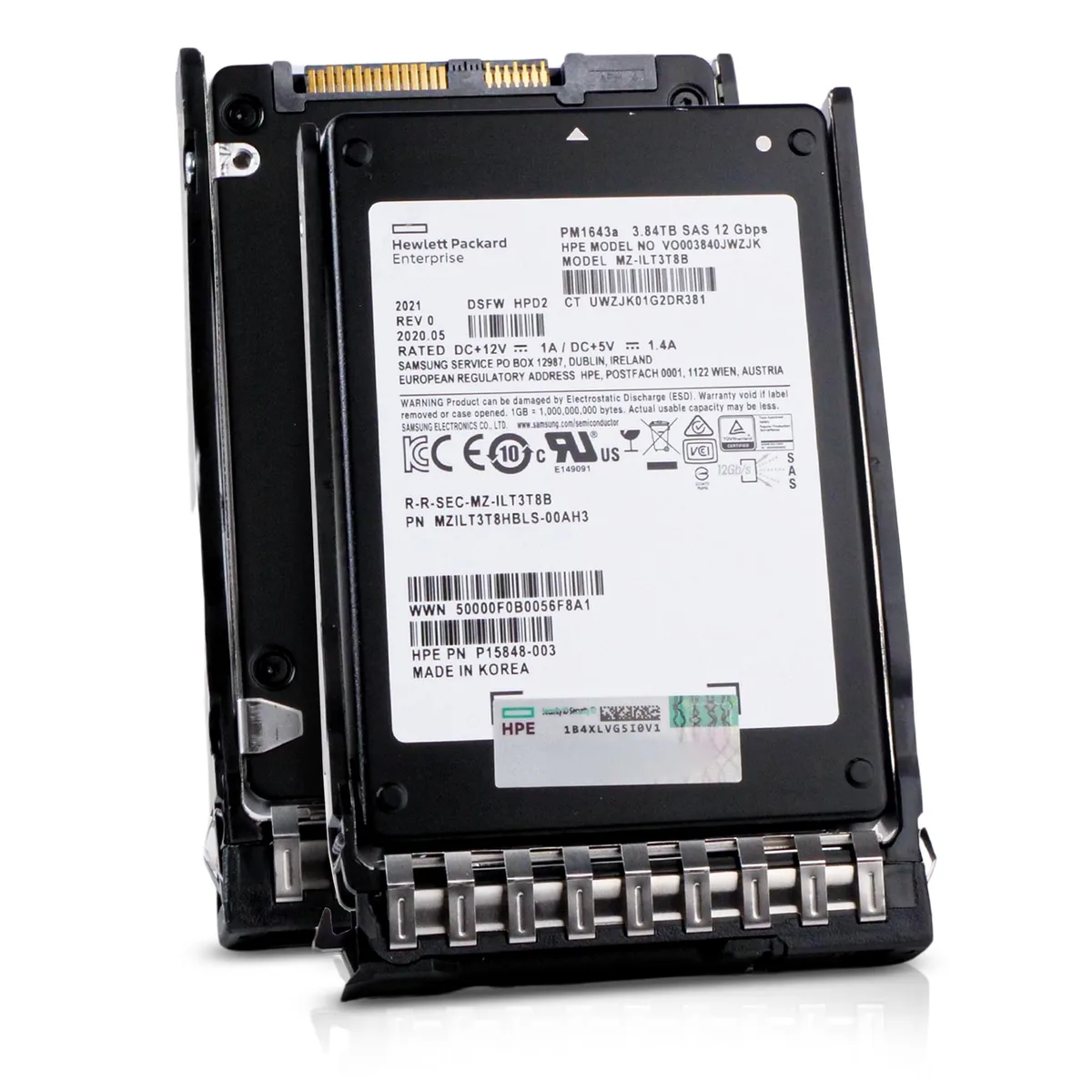HP HP Generation 11 VO003840JWZJK P15848-003 3.84TB SAS 12Gb/s 2.5in enterprise SSD — product photo