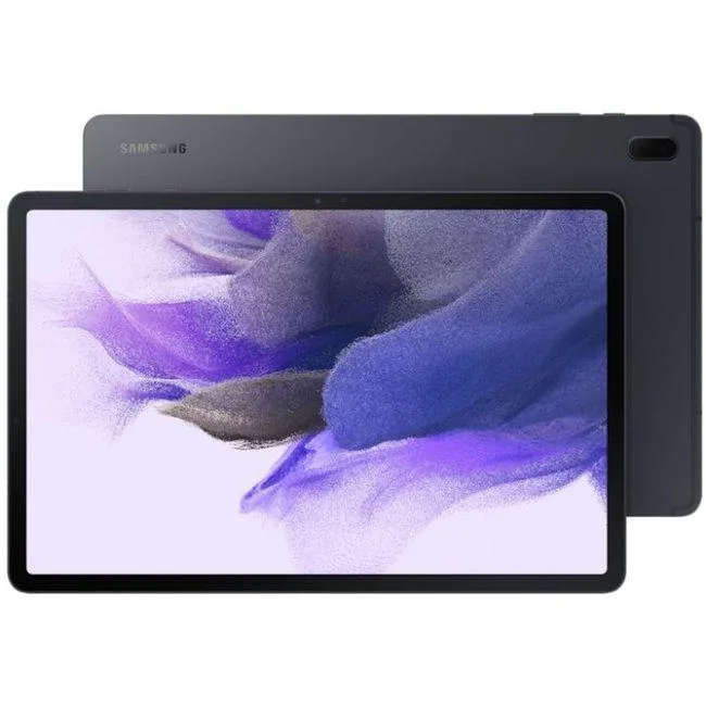 SAMSUNG SAMSUNG Galaxy Tab S7 FE 2021 64GB Mystic Black Cellular 12.4 Inch prepaid — product photo