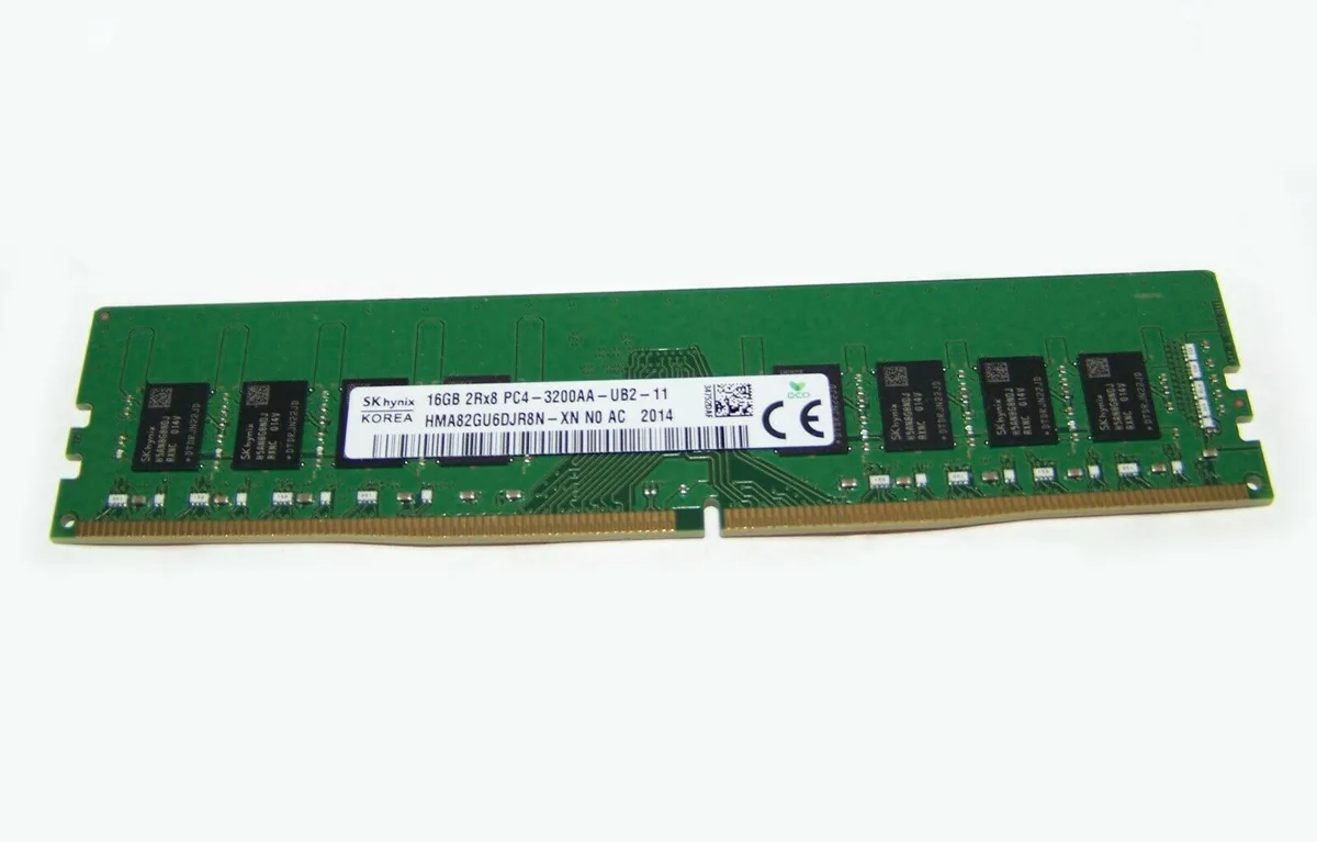 SK hynix SK hynix HMA82GU6DJR8N-XN 16GB DDR4 3200 CL22 desktop RAM — product photo