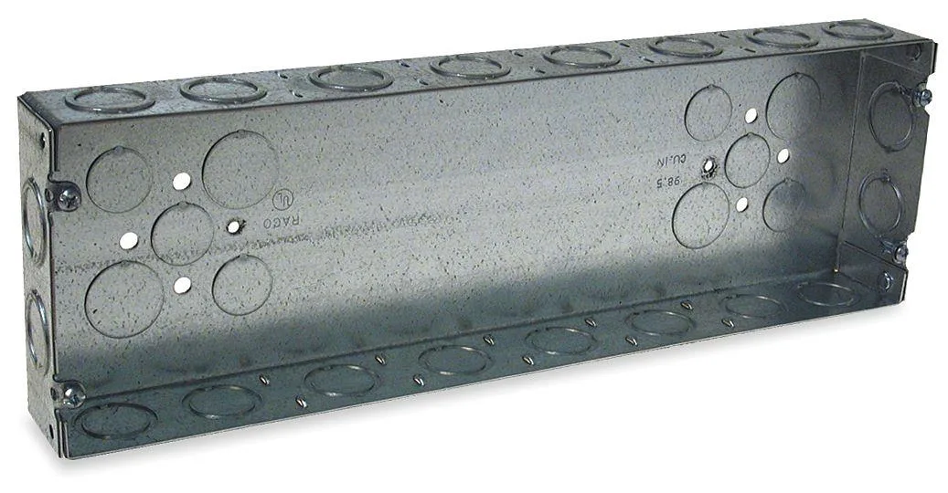 Hubbell Incorporated Hubbell Incorporated RACO 955 Electrical Box 98.5 cu in 6 Gang Galvanized Steel — product photo