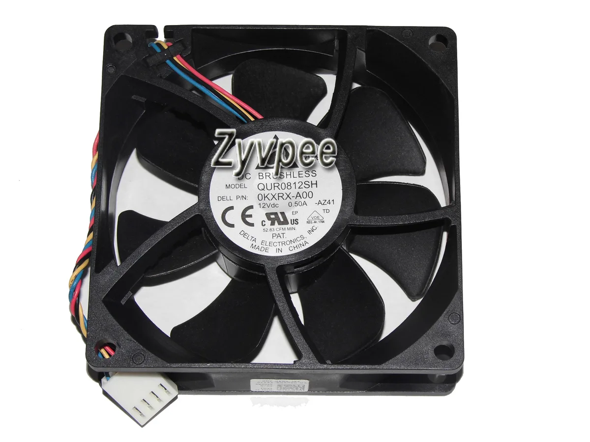 Zyvpee Zyvpee QUR0812SH AZ41 12V 0.5A 4 Wires 80mm Case Fan — product photo