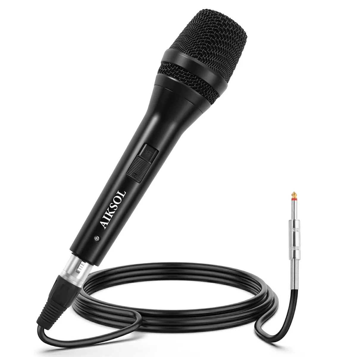  AIKSOL M01 Dynamic Cardioid Microphone 16.4 ft XLR 6.35 mm — product photo