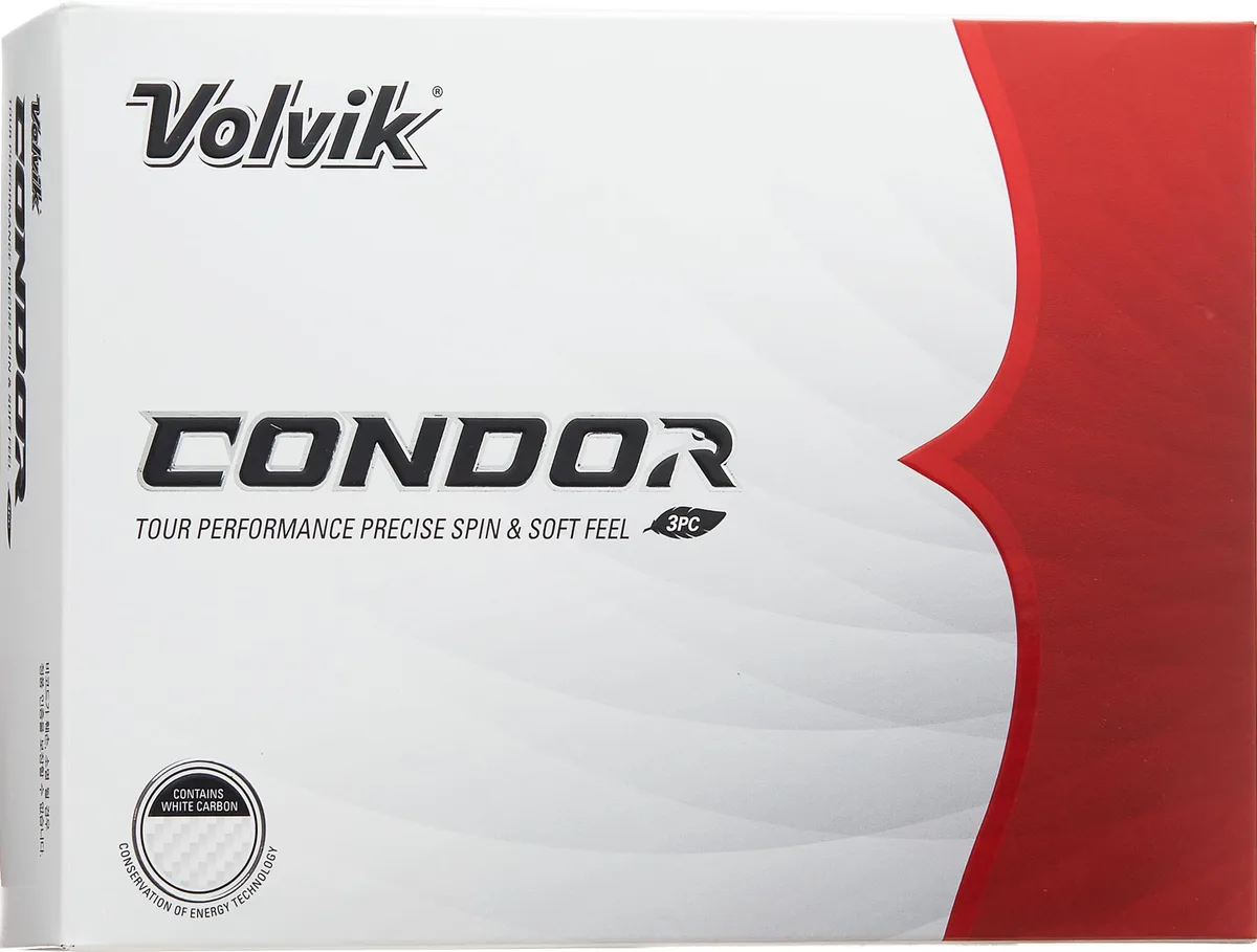 Volvik Volvik Condor White Golf Balls 1 Dozen 85 Compression 336 Dimple — product photo