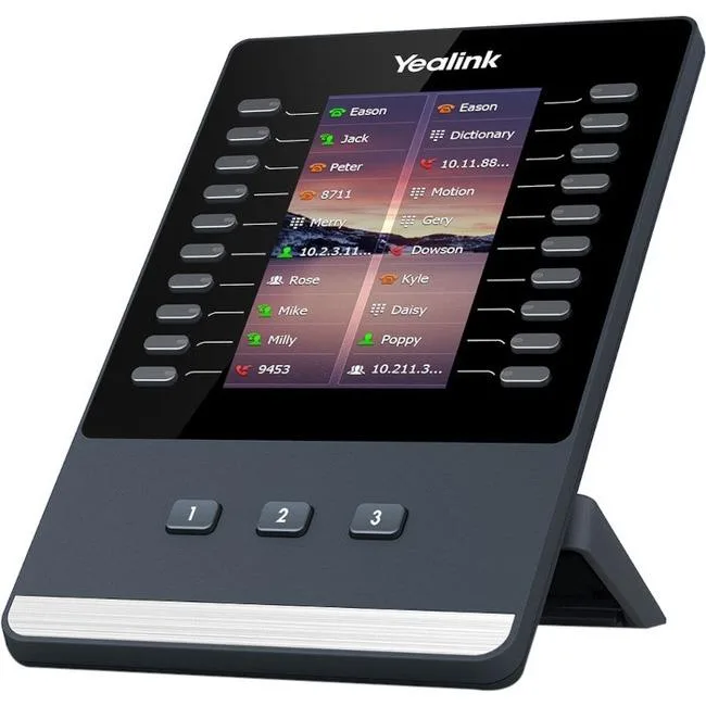Yealink Network Technology Co., Ltd Yealink Network Technology Co., Ltd 1300036 EXP43 4.3-inch Color Expansion Module telephone accessory — product photo