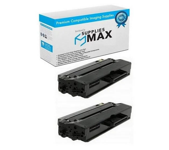 SuppliesMax SuppliesMax MLT-P103B Black Toner Cartridge 2-Pack 2500 Pages — product photo