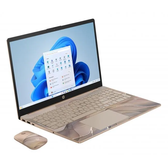 HP HP 15-fd0129ds 15.6" Intel N100 4GB 128GB UFS Chai Latte business laptop — product photo