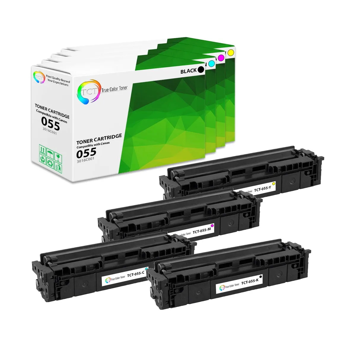 True Color Toner True Color Toner 055 4 Pack toner cartridge — product photo